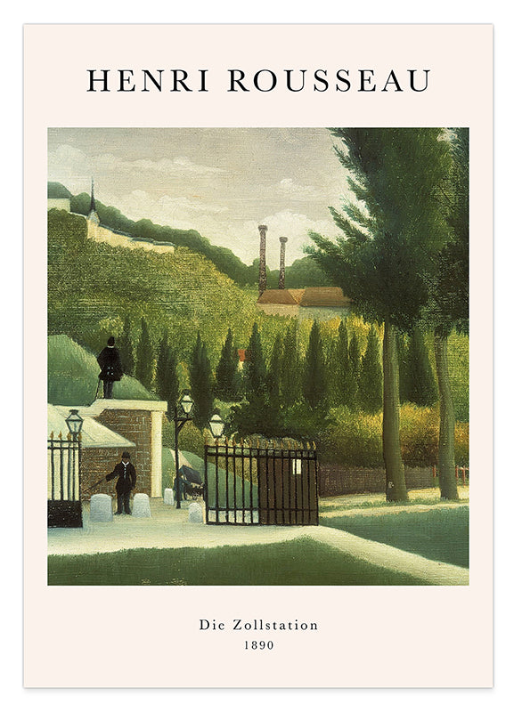 Henri Rousseau - Museum-Poster Die Zollstation