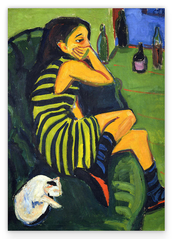 Ernst Ludwig Kirchner - Artistin Marzella Hover Image