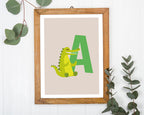 A wie Alligator, ABC Lernen