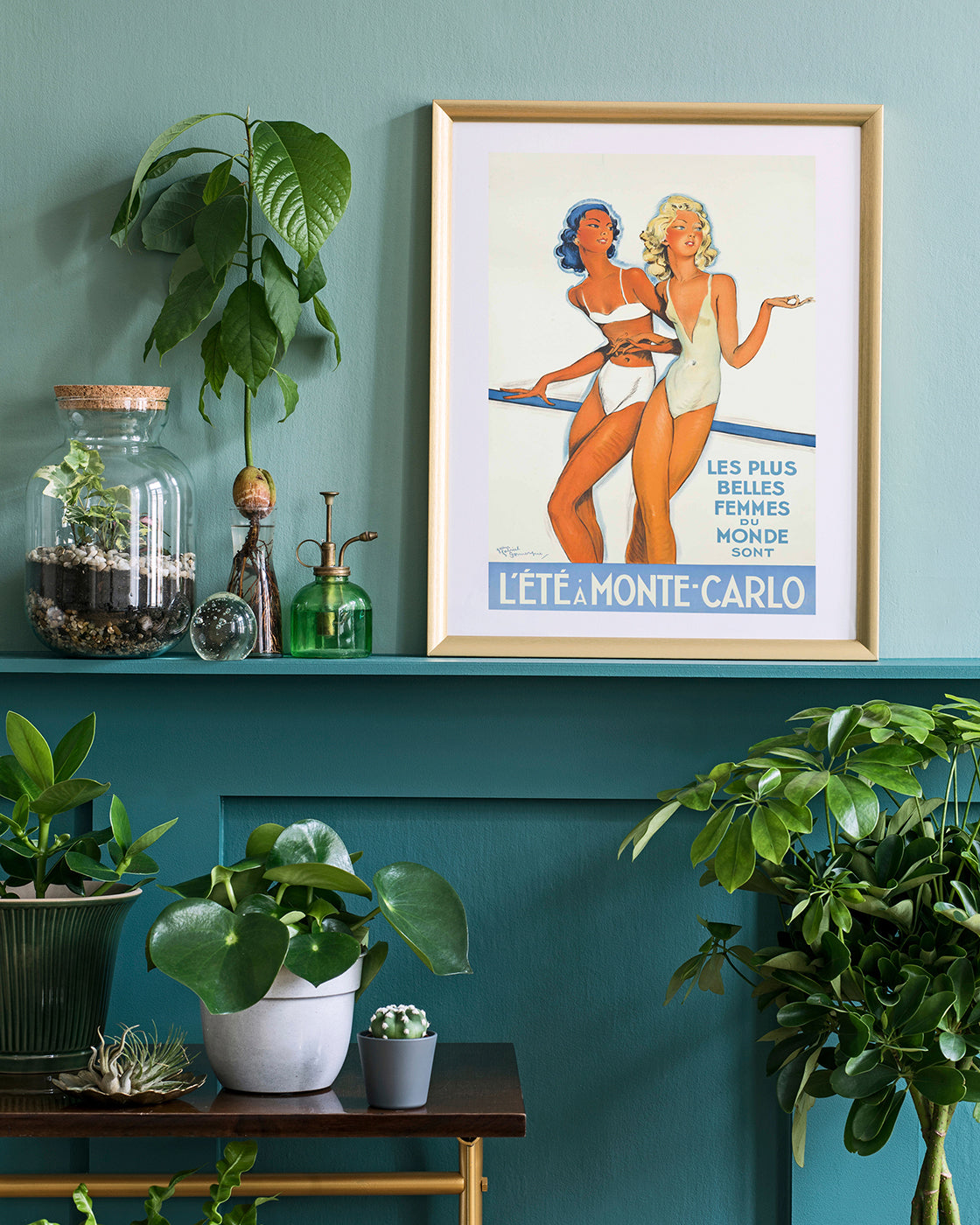 Pierre Fix-Masseau - Art Deco Werbeplakat - Frauen in Monte Carlo