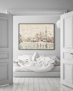 Paul Signac - Flussszene: Rouen