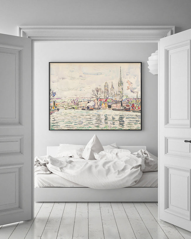 Paul Signac - Flussszene: Rouen Main Image