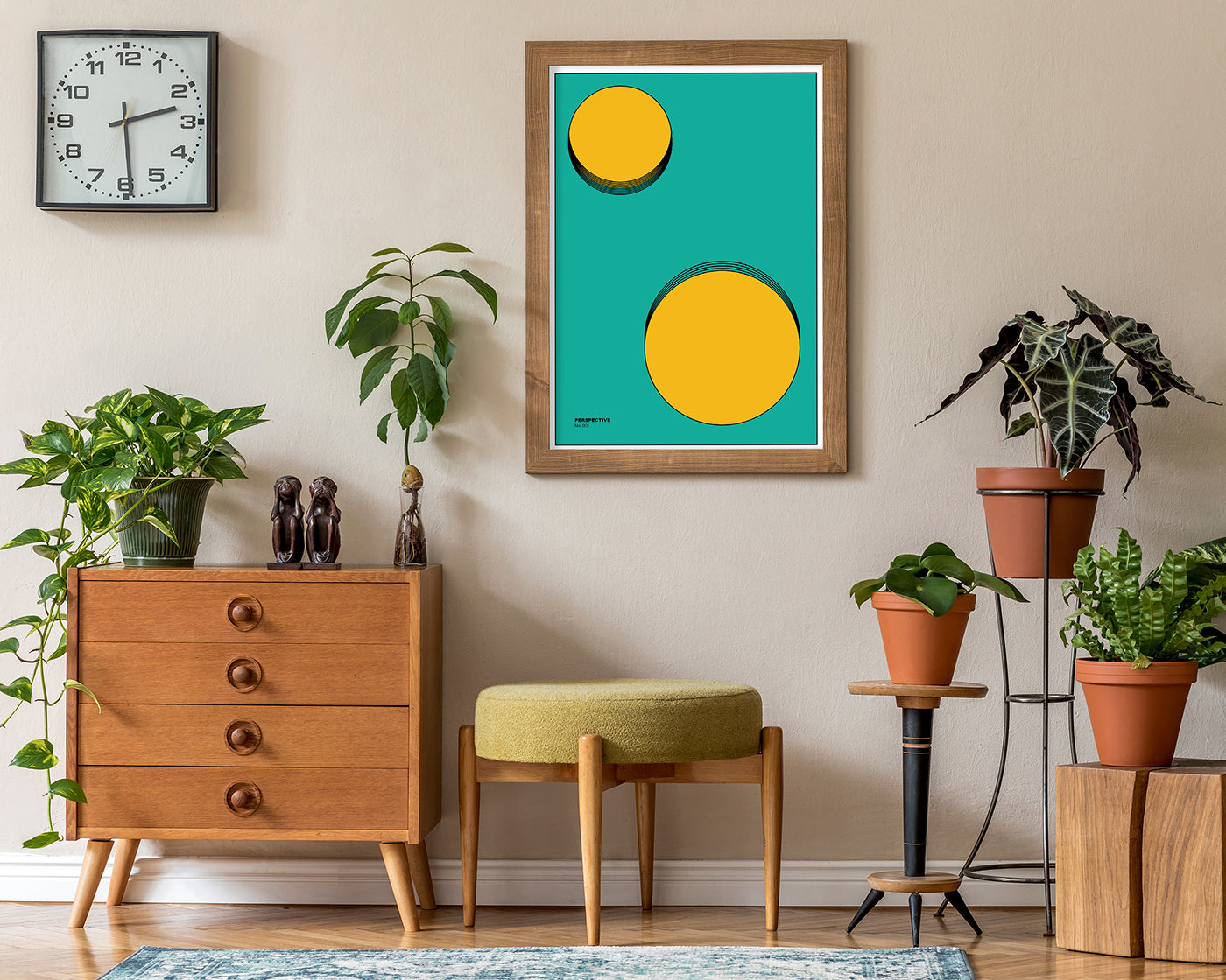 Perspective - No. 001 - Kreise in Orange