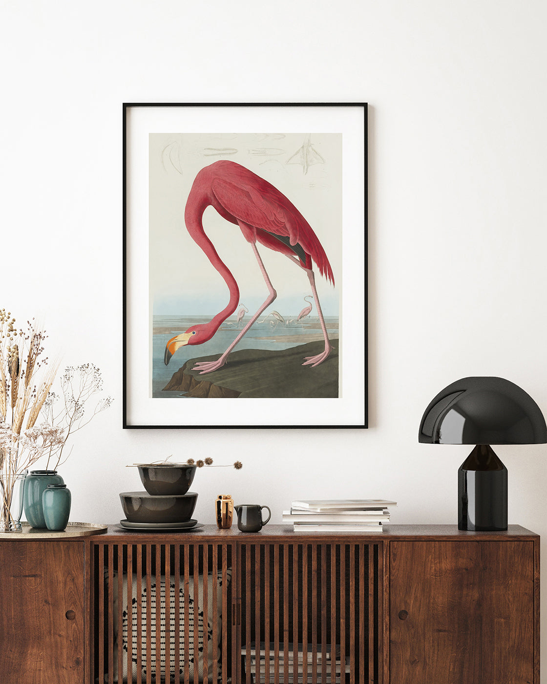 John James Audubon - Flamingo am Wasser II
