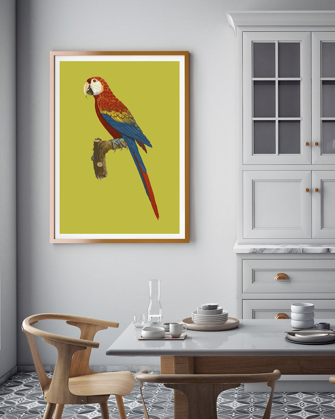 François Levaillant - Roter Ara