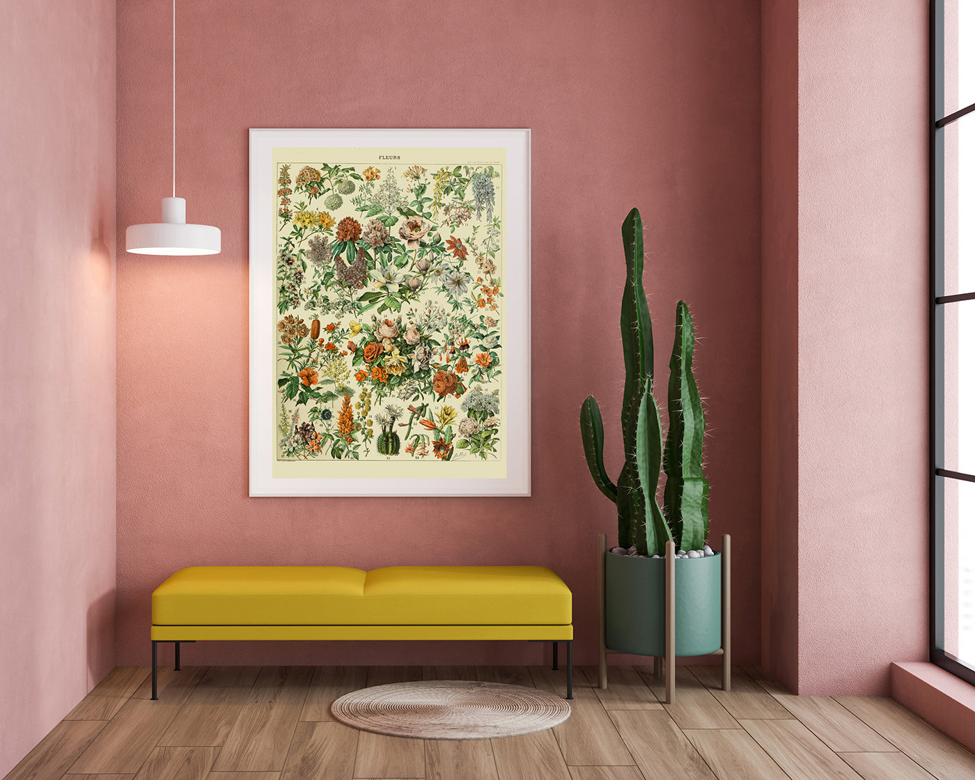 Adolphe Philippe Millot - Vintage Blumen-Übersicht