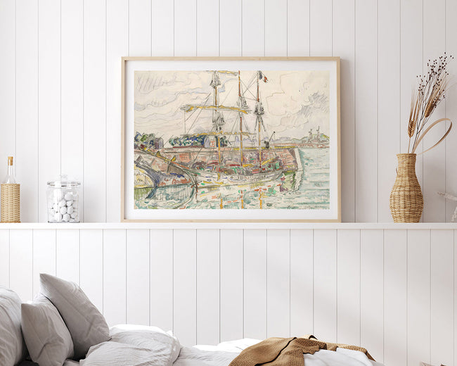 Paul Signac - Docks in Saint Malo Main Image