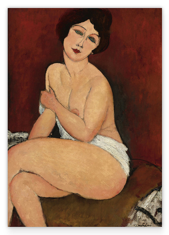 Amedeo Modigliani - Sitzende Nackte auf Divan