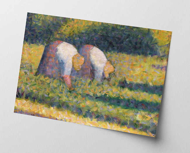 Georges Seurat - Bäuerinnen bei der Arbeit Main Image