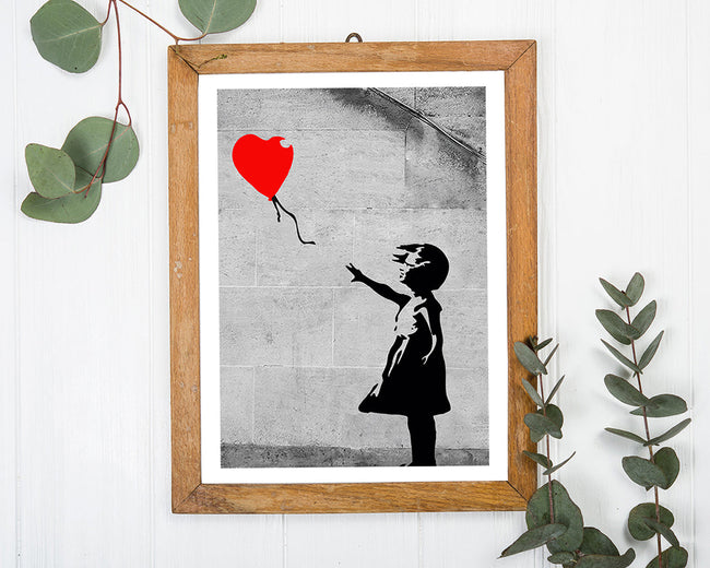 Banksy - Balloon Girl (Mädchen mit Luftballon) Street Art Klassiker Main Image