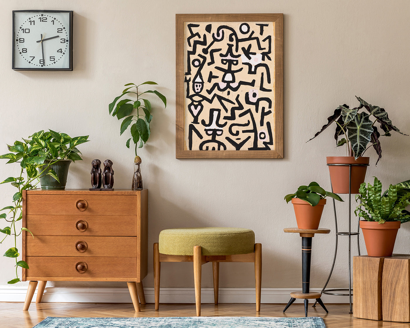 Paul Klee - Das Flugblatt des Komödianten (1938)