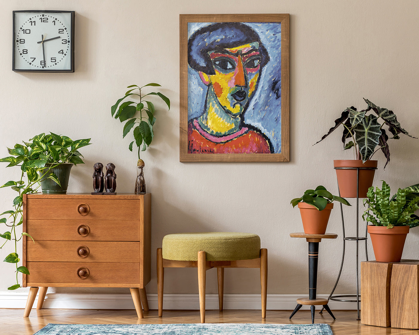 Alexej von Jawlensky - Kopf in Blau