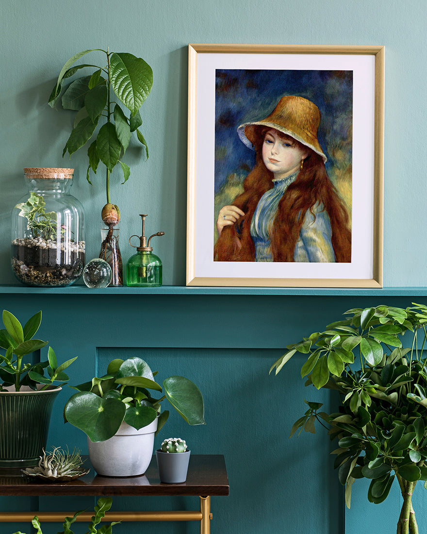 Pierre-Auguste Renoir - Mädchen mit Strohhut