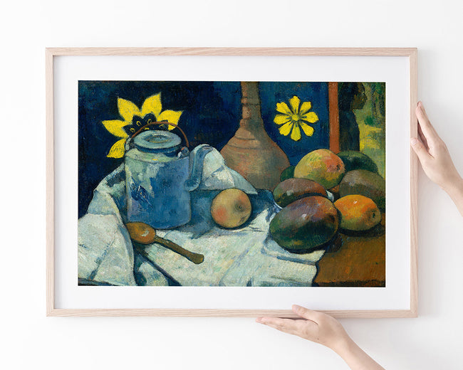 Paul Gauguin - Stillleben mit Tee-Kanne und Früchten Main Image