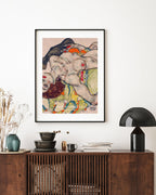Egon Schiele - Museum-Poster II Sich liebende Frauen