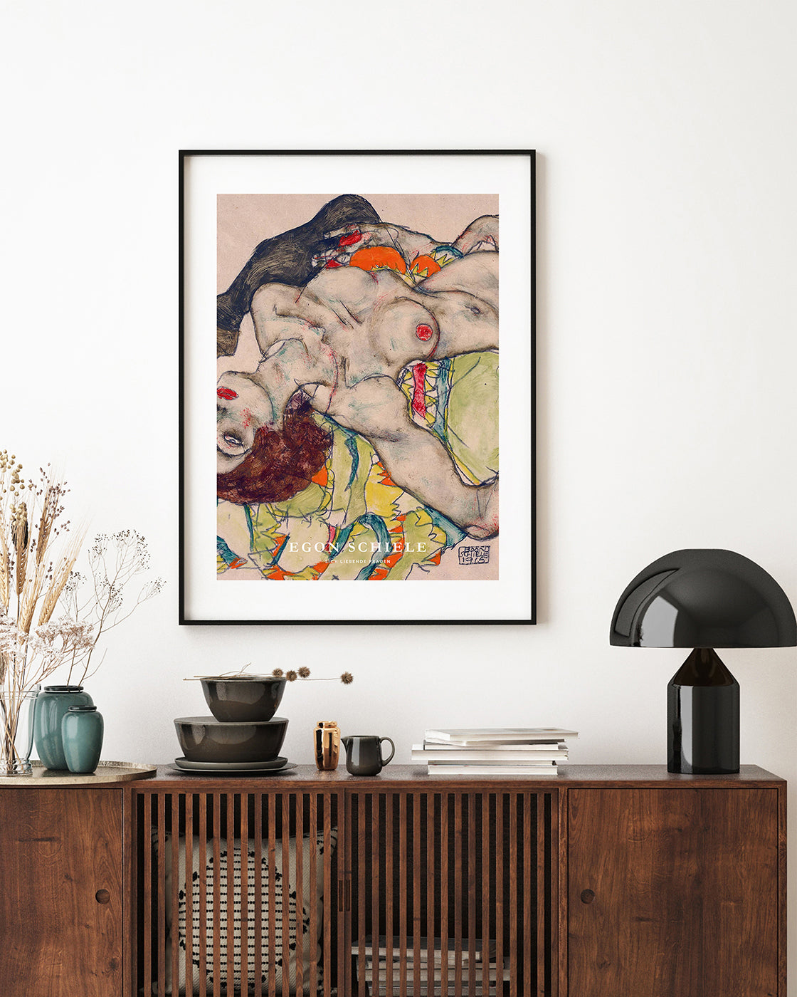 Egon Schiele - Museum-Poster II Sich liebende Frauen