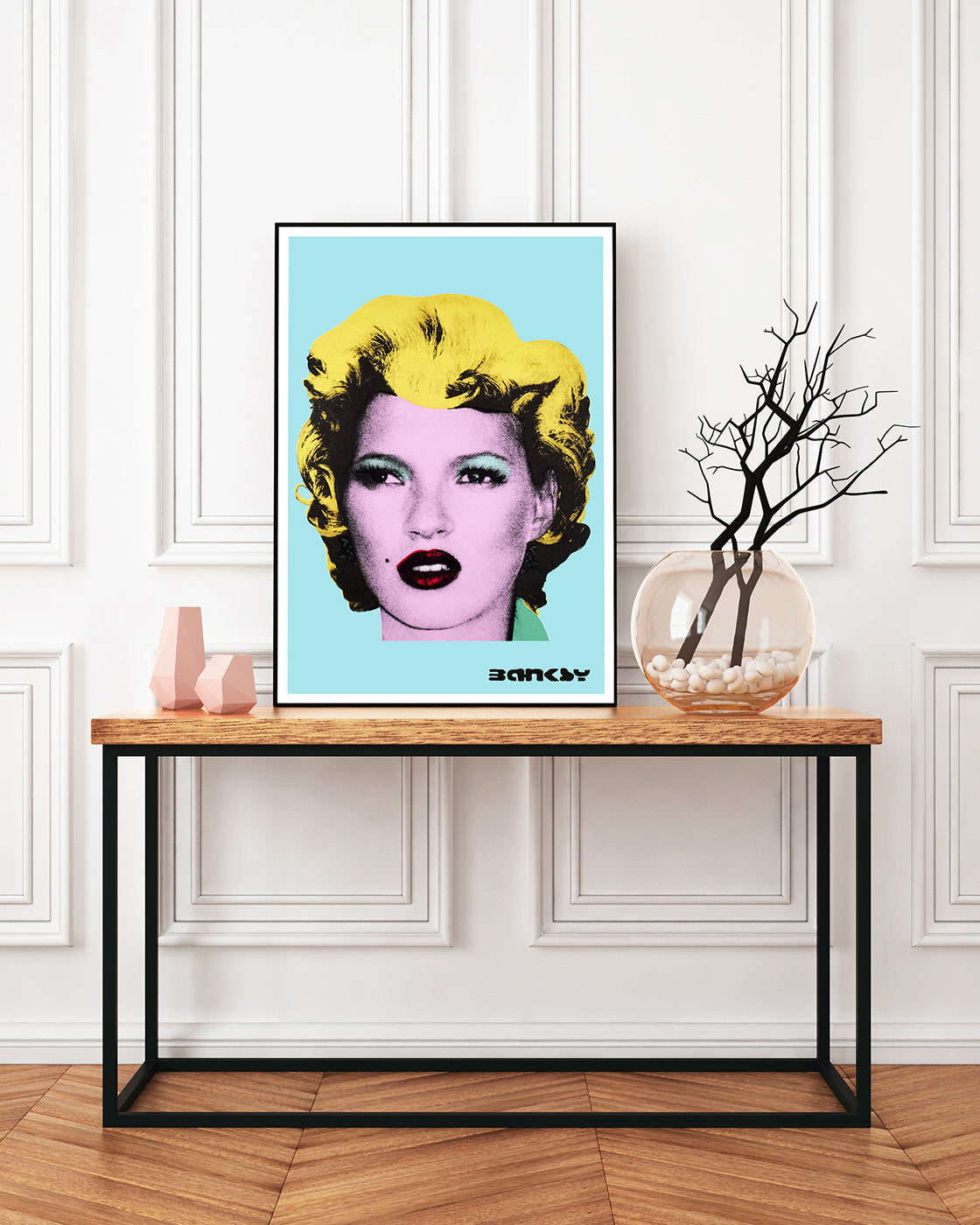 Banksy - Museum-Poster Kate Moss im Pop-Art Stil von Marilyn Monroe