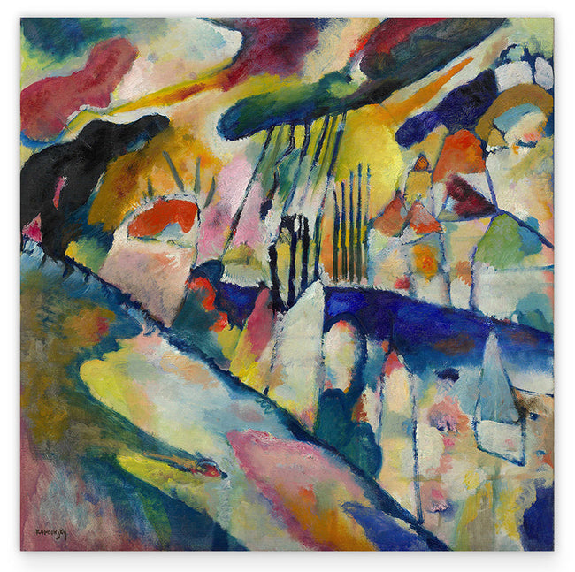 Wassily Kandinsky - Landschaft mit Regen (1913) Hover Image
