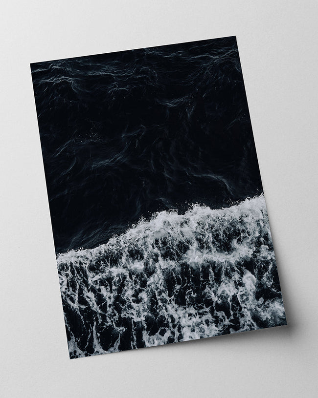 Brechende Wellen - Schwarz-Weiß Main Image