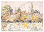 Paul Signac - Le Pouliguen: Fischerboote