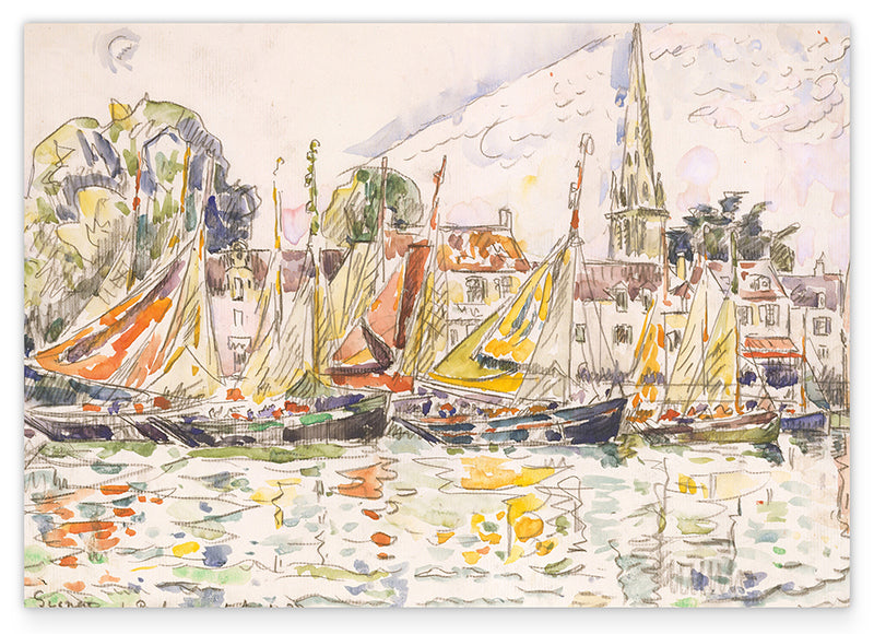 Paul Signac - Le Pouliguen: Fischerboote