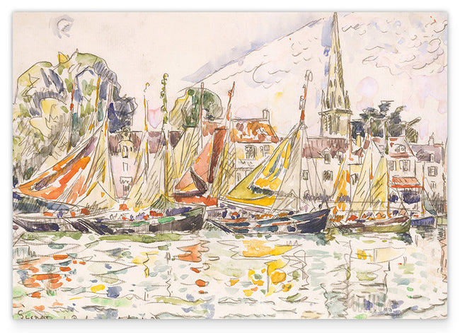Paul Signac - Le Pouliguen: Fischerboote Hover Image