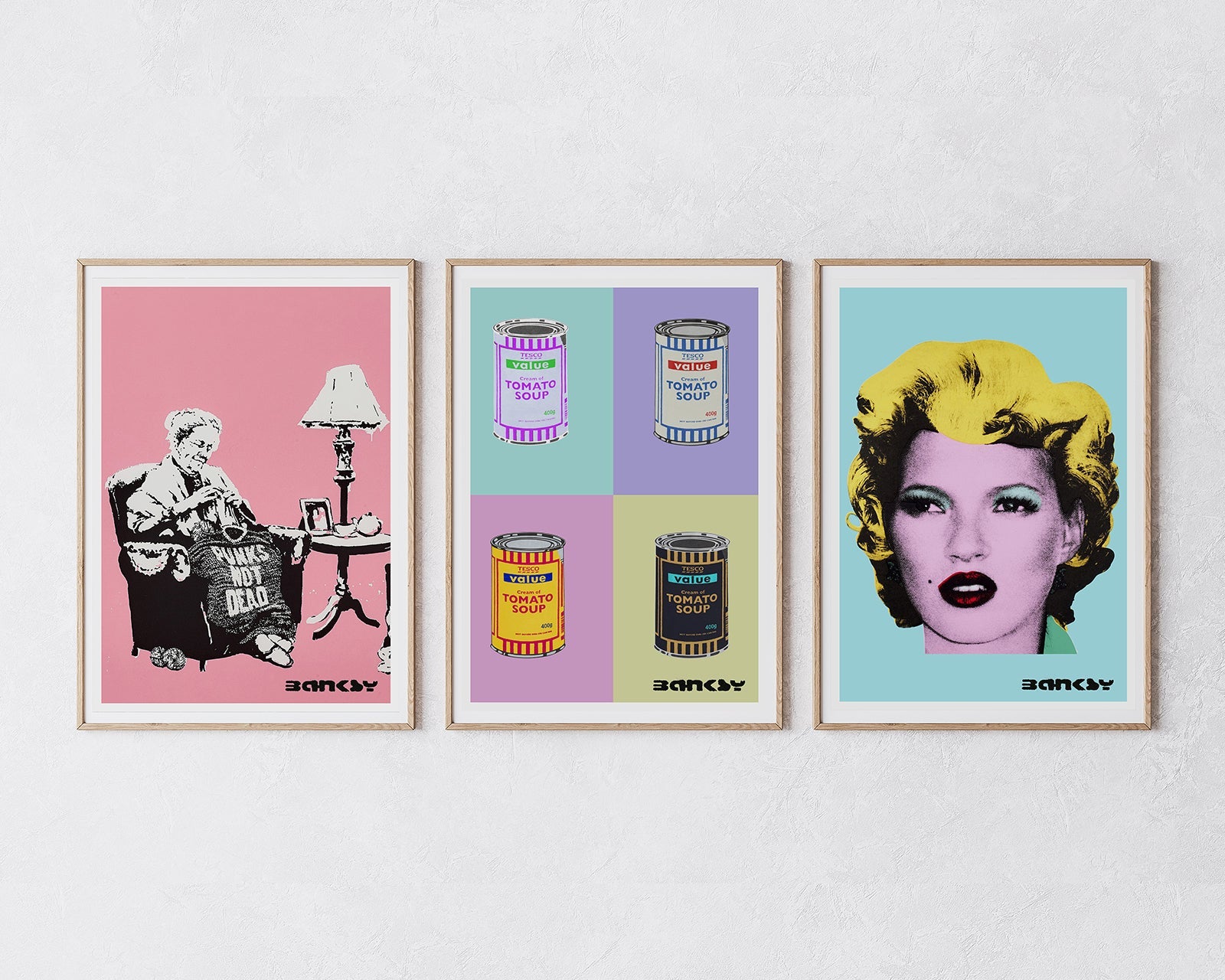 Set aus 3 Postern: "Pop-Art"