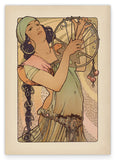 Alfons Mucha - Bohemian women with instrument