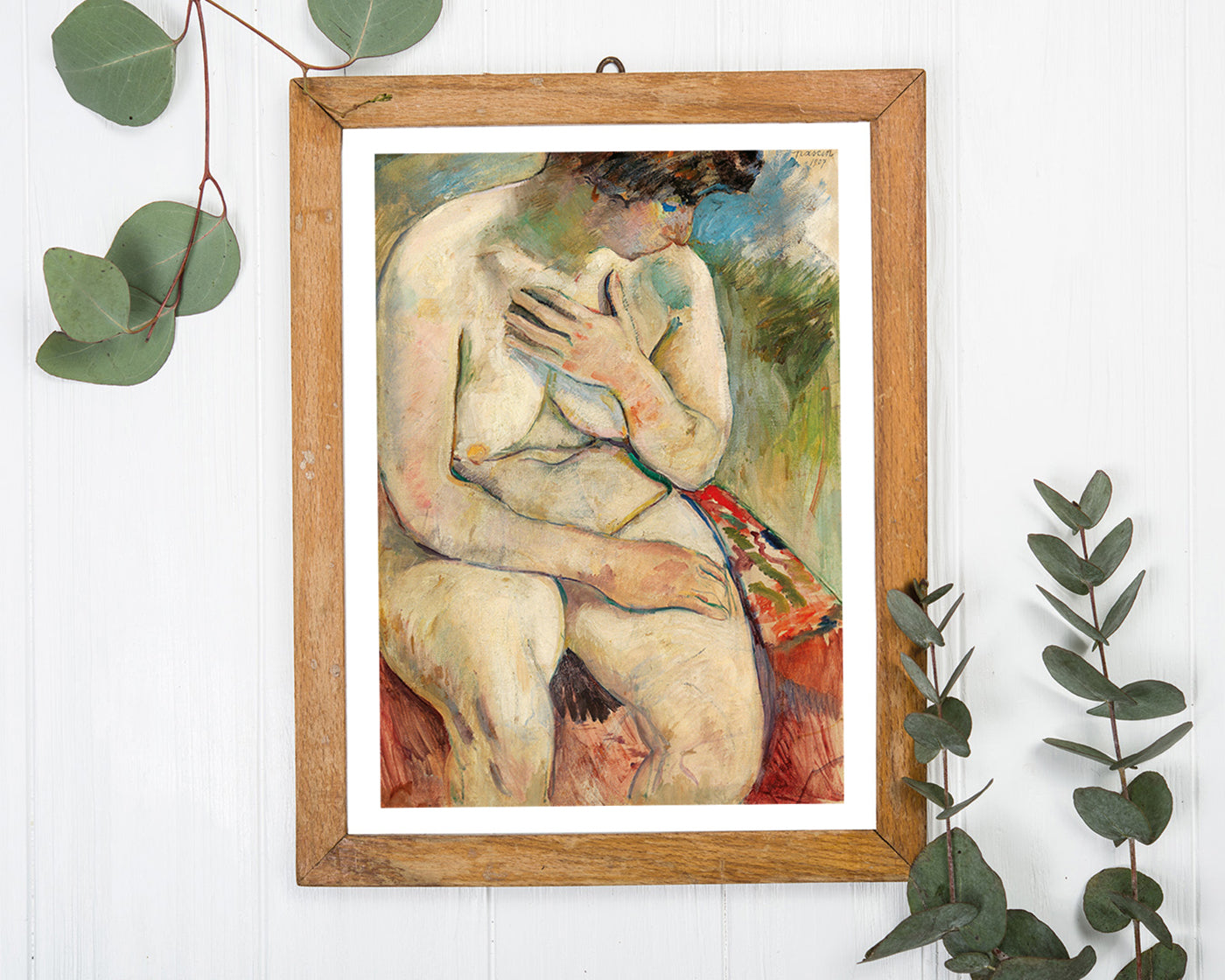 Jules Pascin - Nackte sitzende Frau