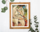 Jules Pascin - Nackte sitzende Frau