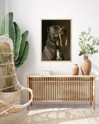 Wilhelm Trübner - Dogge mit Würsten