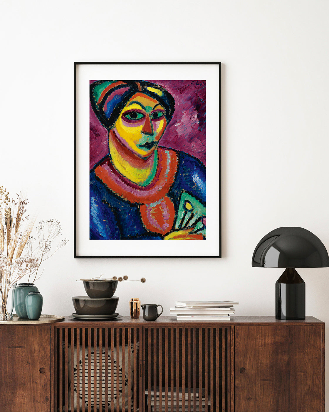 Alexej von Jawlensky - Frau mit grünem Fächer