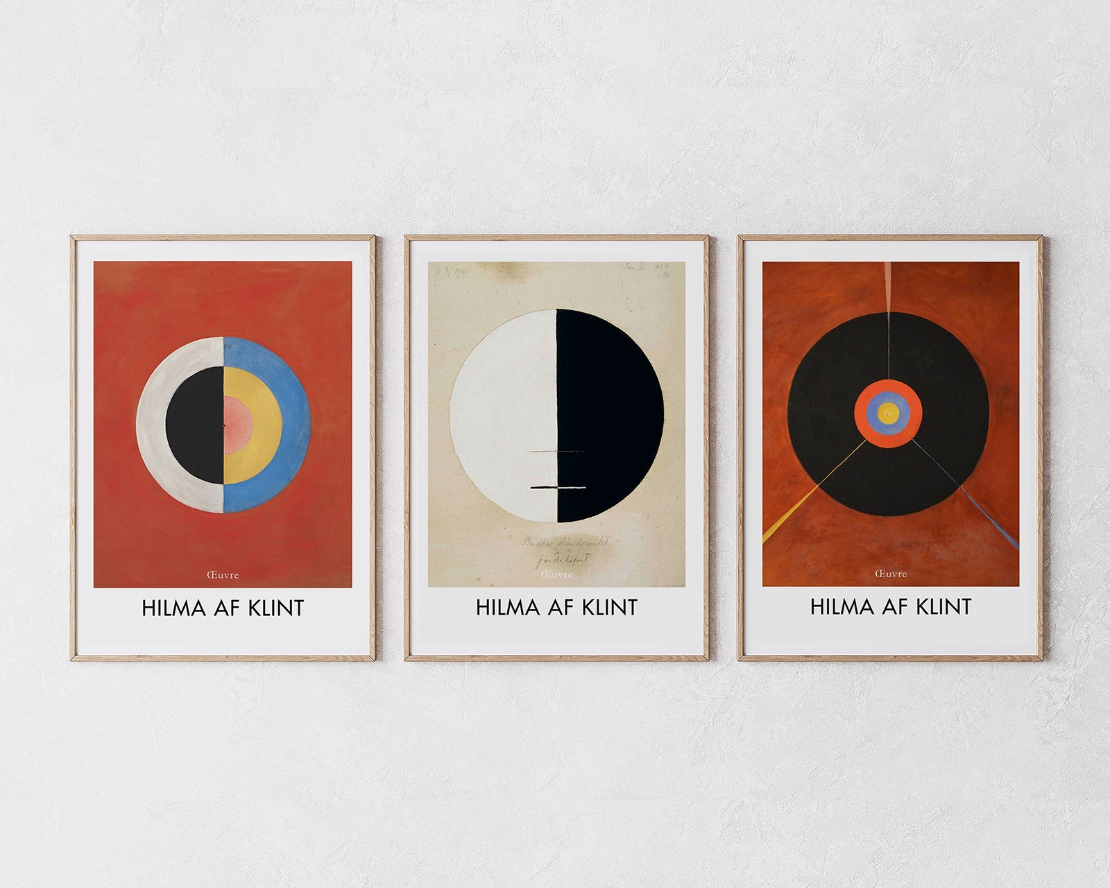 Set aus 3 Postern: "Kreise"