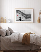 Banksy - Balloon Girl Mädchen mit Luftballon always hope Street Art