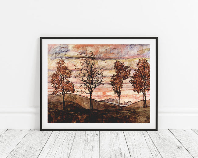 Egon Schiele - Vier Bäume Main Image