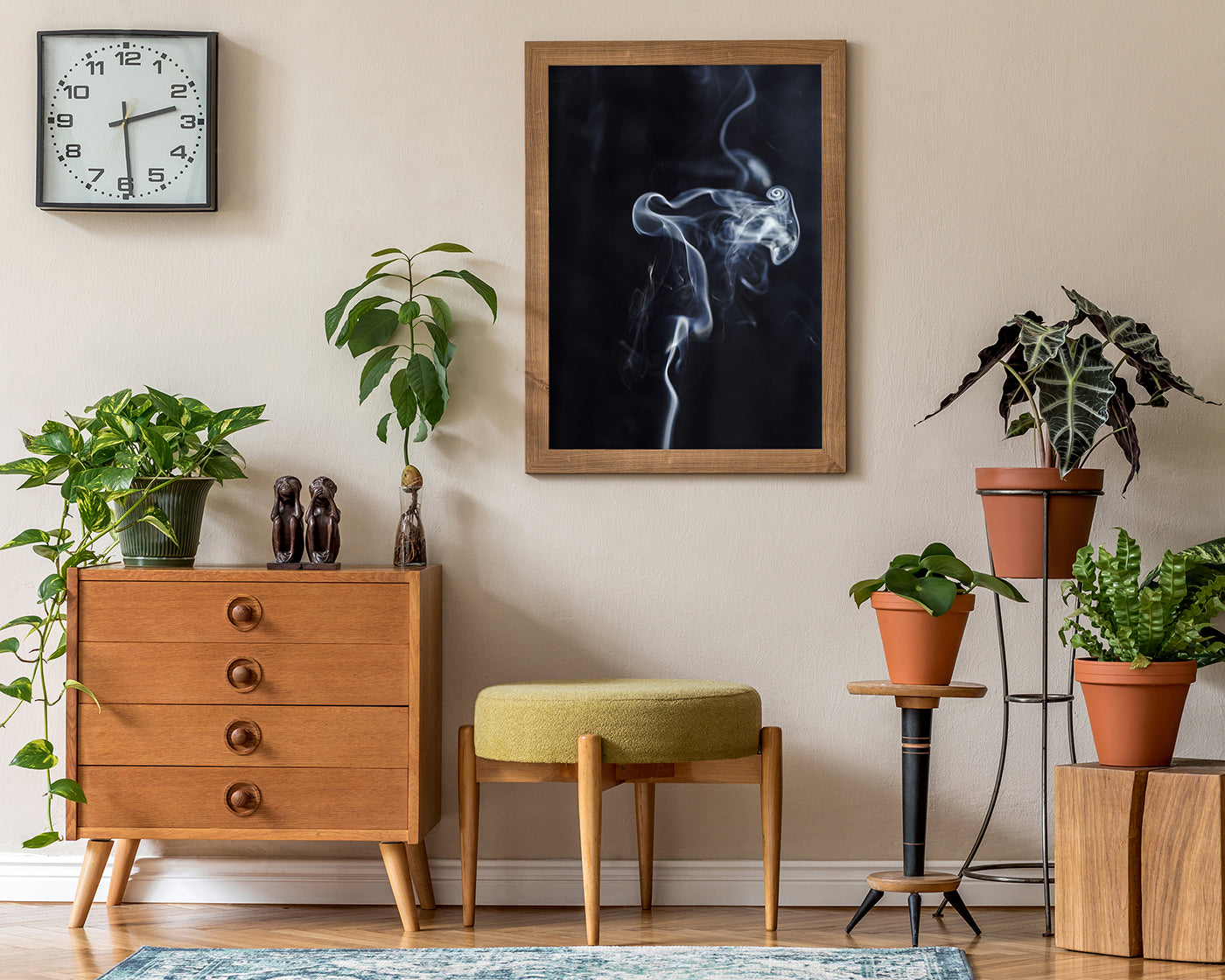 Rauch - Schwarz-Weiß