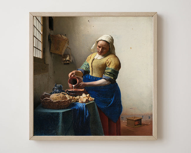 Jan Vermeer - Das Milchmädchen (1658) Main Image