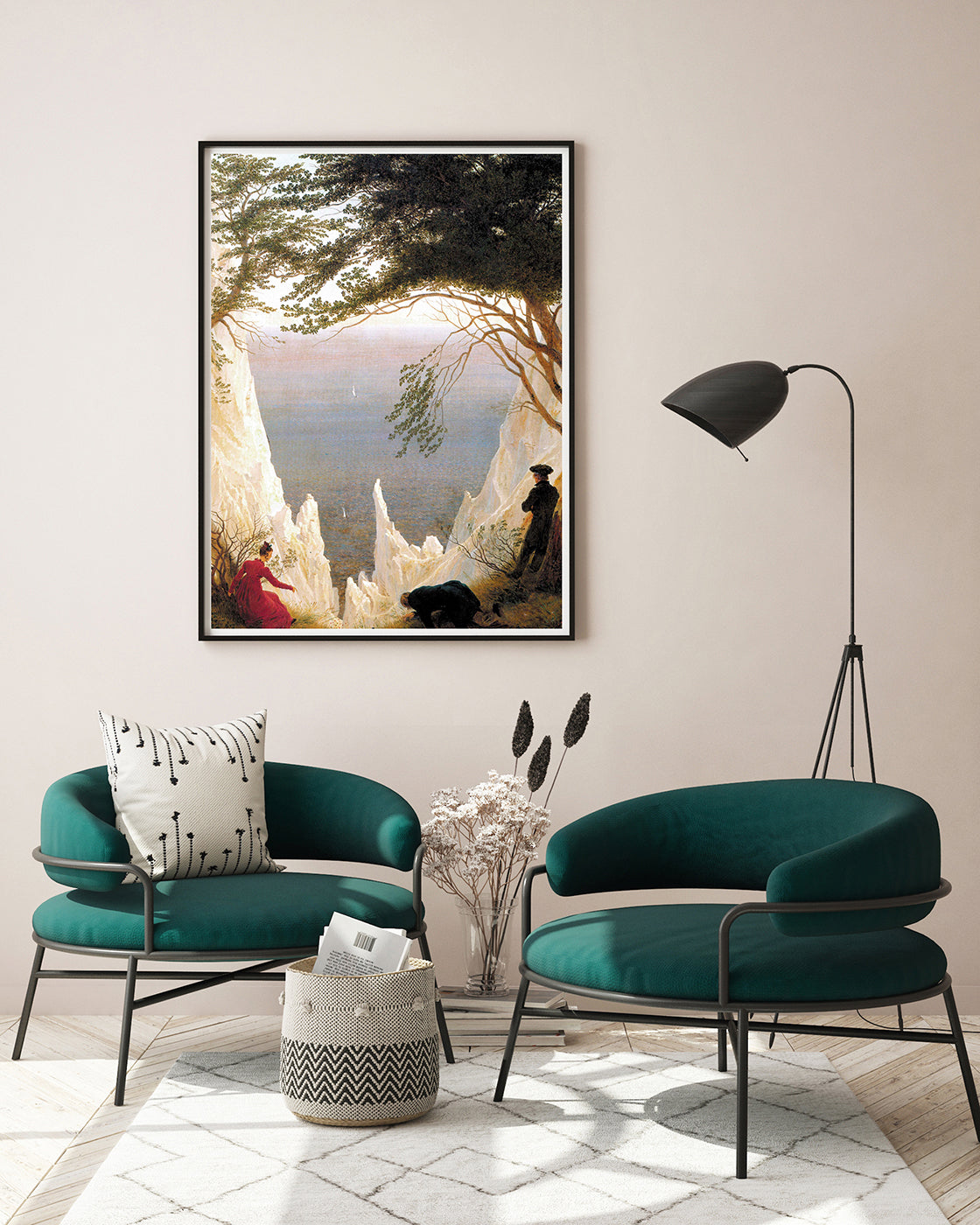 Caspar David Friedrich - Kreidefelsen auf Rügen