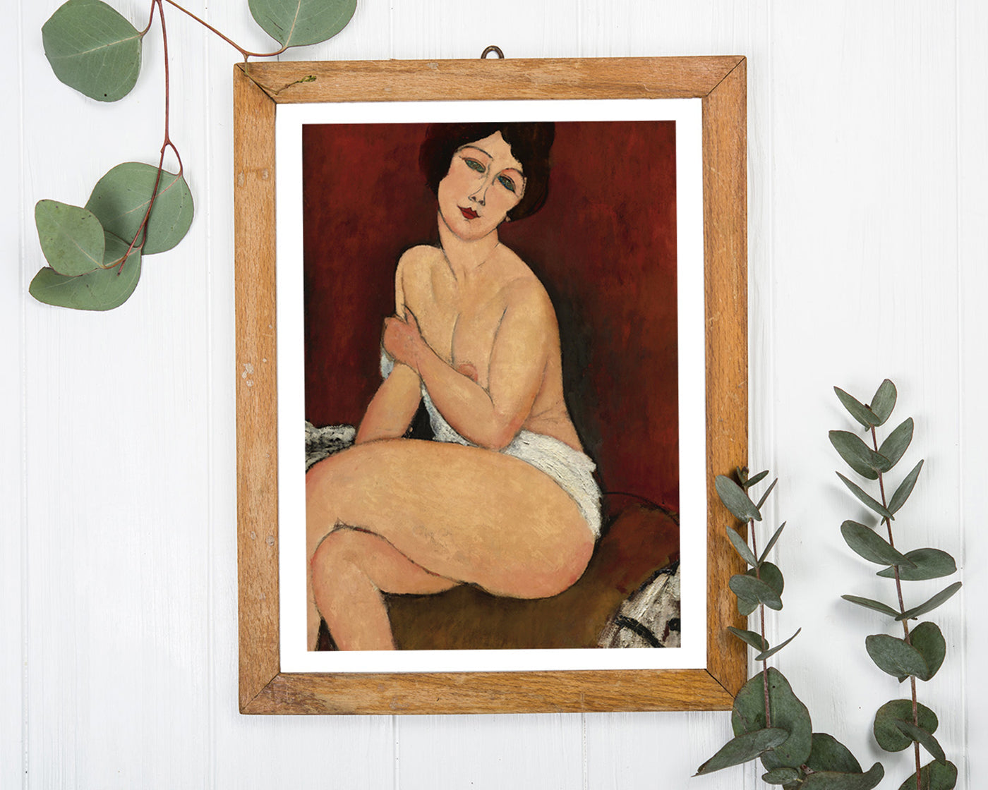 Amedeo Modigliani - Sitzende Nackte auf Divan