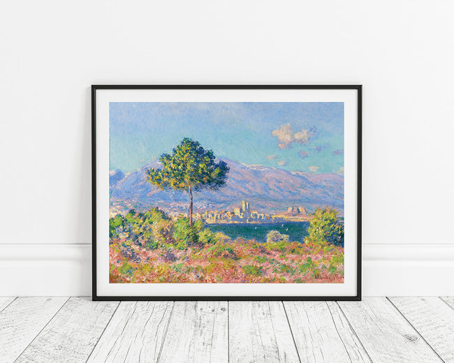 Claude Monet - Antibes, vue du plateau Notre Dame Main Image