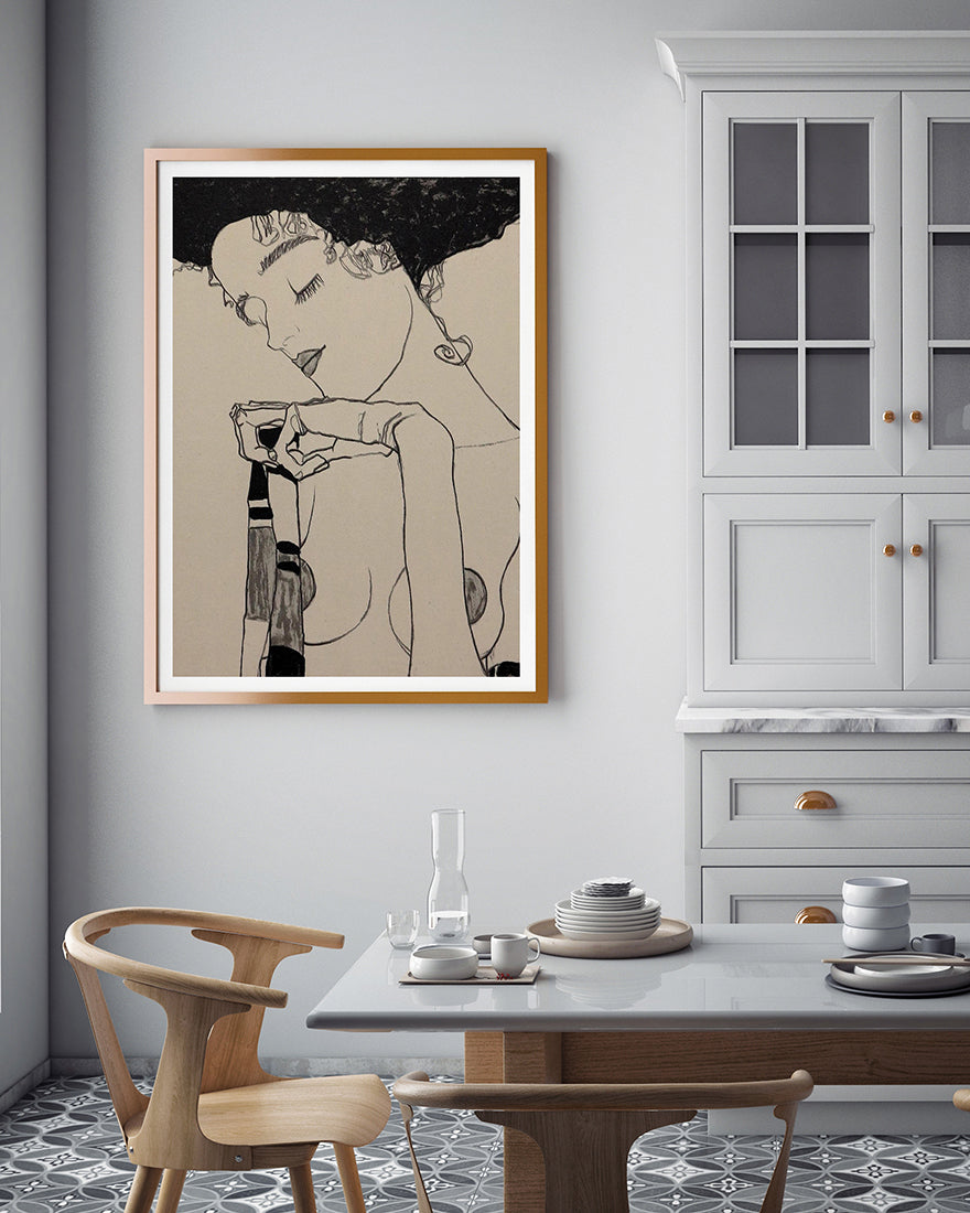 Egon Schiele - Portrait von Gerti Schiele