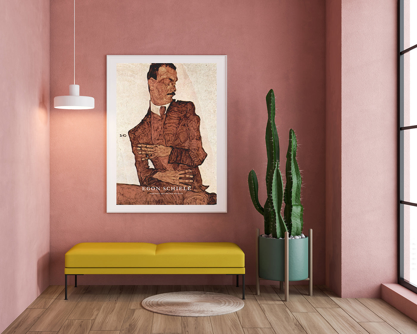 Egon Schiele - Museum-Poster II Portrait von Arthur Rössler