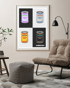 Banksy - Museum-Poster I Pop-Art Dosen Tomato Soup