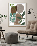 Hommage an die Natur - Abstrakte Formen und Blätter