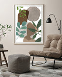 Hommage an die Natur - Abstrakte Formen und Blätter