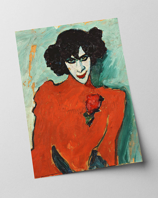 Alexej von Jawlensky - Portrait der Tänzerin A. Scharoff Main Image
