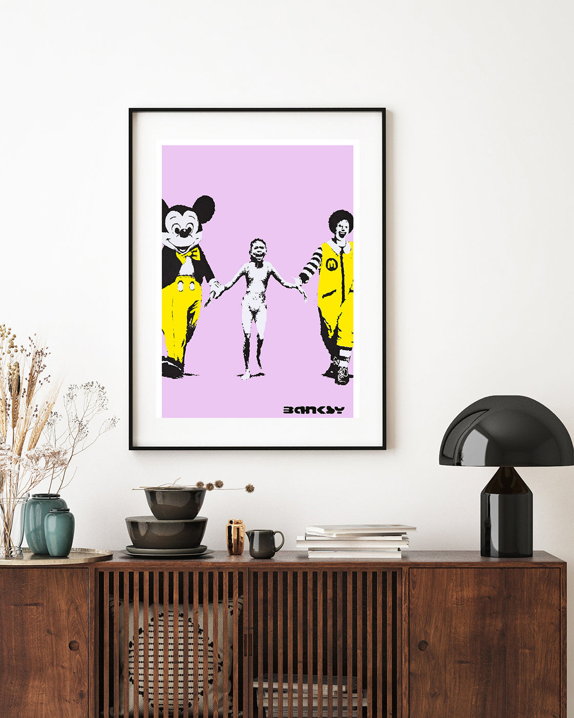 Banksy - Museum-Poster Gesellschaftskritik - Popkultur