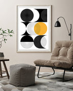 Kreise in verschiedenen Varianten - Orange