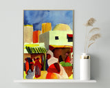 August Macke - Markt in Tunis