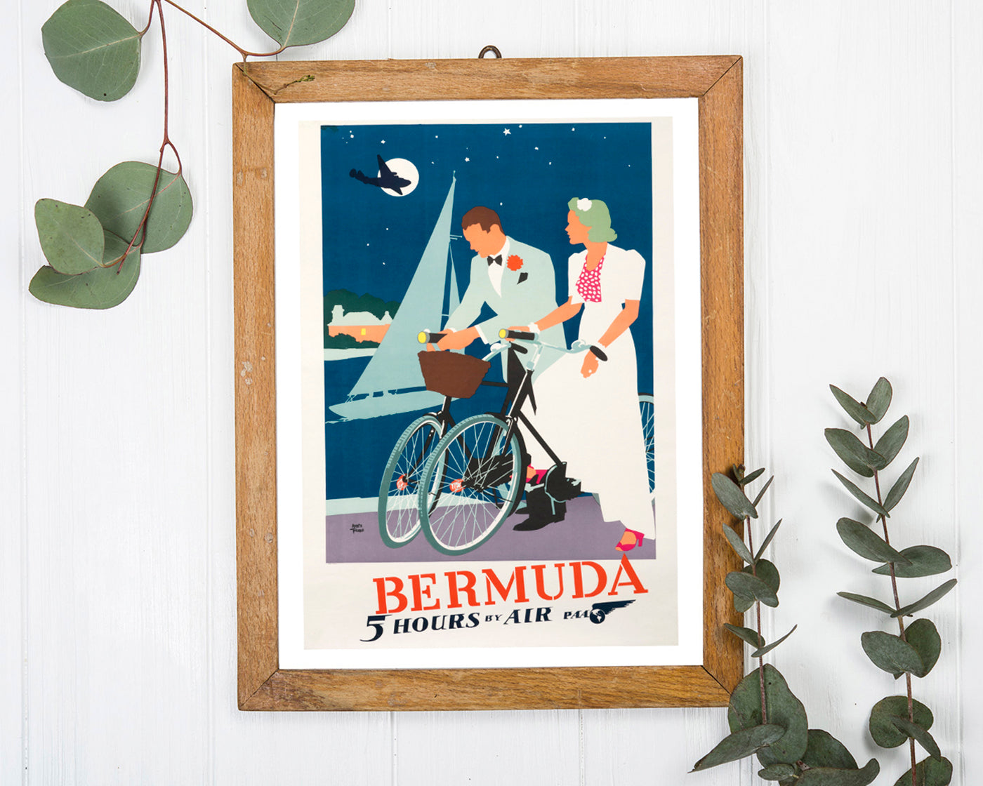 Pierre Fix-Masseau - Art Deco Werbeplakat - Bermuda